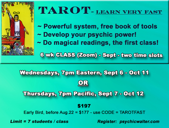 Learn Tarot Very Fast - Class